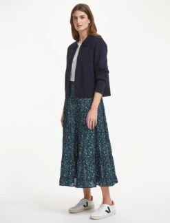 Sawyer Cotton Maxi Skirt - Blue Trailing Floral Print 10 Sawyer Cotton Maxi Skirt - Blue Trailing Floral Print -Cheap Closet Curation Store SU22 SK133 SAWYER BLUETRAILINGFLORALPRINT LS 37151