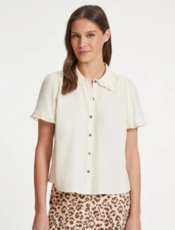 Pippi Silk Blouse - Cream