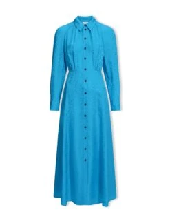 Astrid Silk Blend Maxi Dress - Blue -Cheap Closet Curation Store SU23 D302 ASTRID BLUE CO