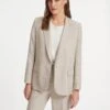 Jordan Linen Blend Relaxed Blazer - Beige 2 Jordan Linen Blend Relaxed Blazer - Beige -Cheap Closet Curation Store SU23 JK55 JORDAN BEIGE LS 20737