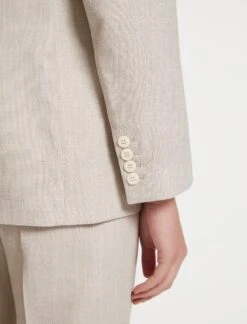 Jordan Linen Blend Relaxed Blazer - Beige -Cheap Closet Curation Store SU23 JK55 JORDAN BEIGE LS 20763