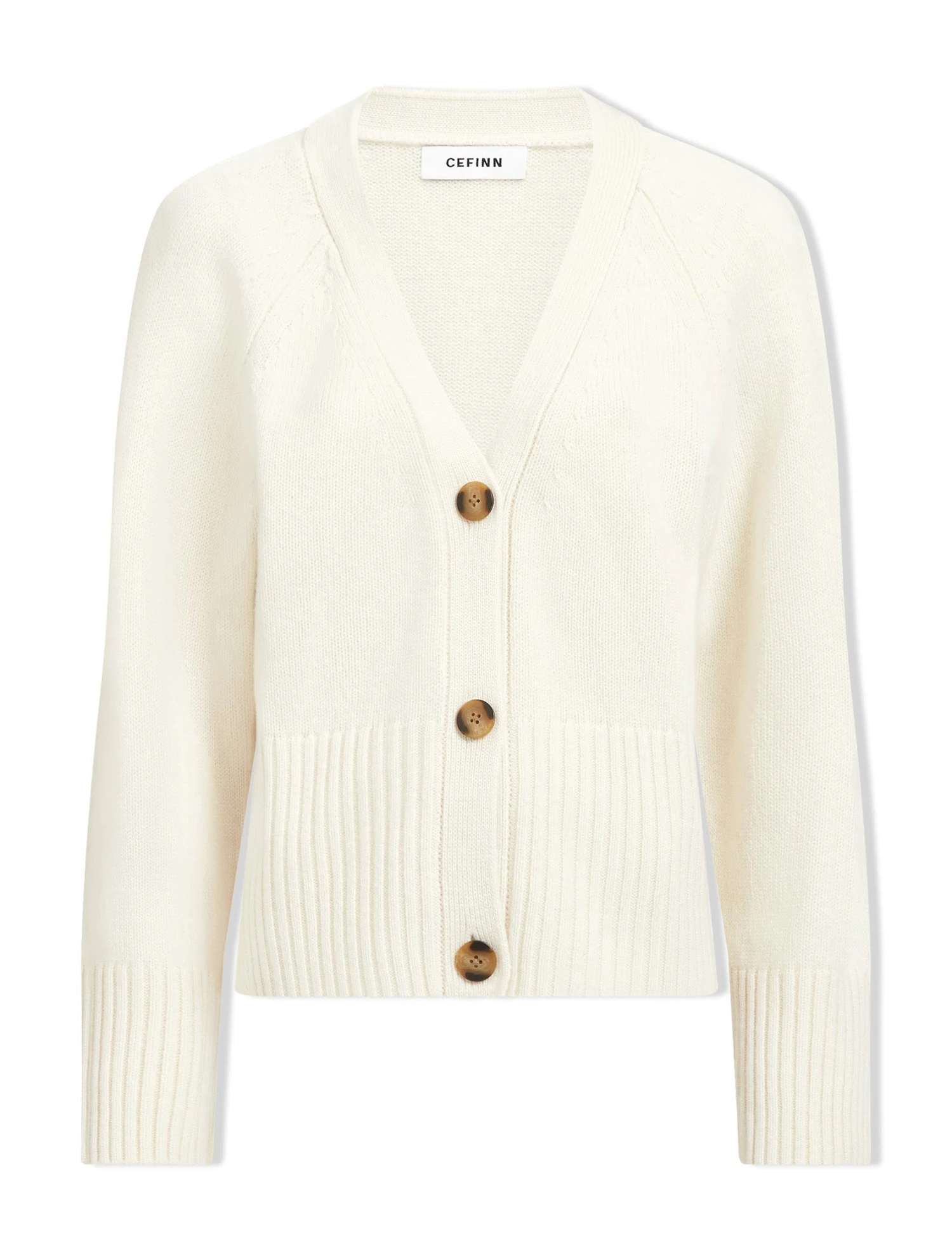 Courtney Cashmere Blend Cardigan - Cream 7 Courtney Cashmere Blend Cardigan - Cream - Image 5