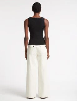 Tammy Rayon V Neck Vest - Black -Cheap Closet Curation Store SU23 K131 TAMMY BLACK LS 2653