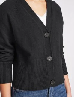 Caro Cotton Cardigan - Black -Cheap Closet Curation Store SU23 K135 CARO BLACK LS 689