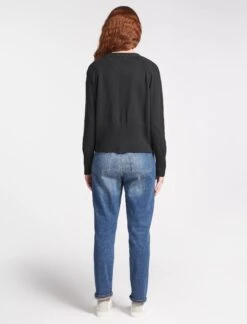 Caro Cotton Cardigan - Black -Cheap Closet Curation Store SU23 K135 CARO BLACK LS 703