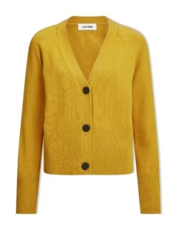 Caro Cotton Cardigan - Mustard -Cheap Closet Curation Store SU23 K135 CARO MUSTARD CO2