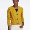 Caro Cotton Cardigan - Mustard -Cheap Closet Curation Store SU23 K135 CARO MUSTARD LS 43079