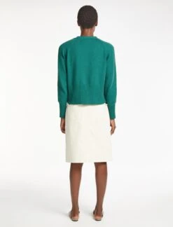 Caro Cotton Cardigan - Turquoise -Cheap Closet Curation Store SU23 K135 CARO TURQUOISE LS 371