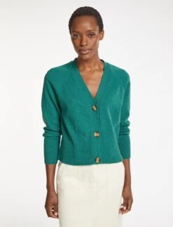 Caro Cotton Cardigan - Turquoise -Cheap Closet Curation Store SU23 K135 CARO TURQUOISE LS 384