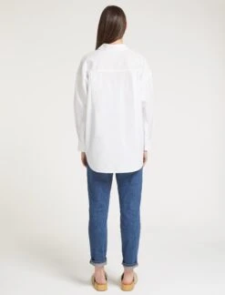 Sammy Organic Cotton Oversized Shirt - White -Cheap Closet Curation Store SU23 S70 SAMMY WHITE LS 58682
