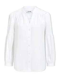 Ella Organic Cotton Shirt - White -Cheap Closet Curation Store SU23 S72 ELLA WHITE CO