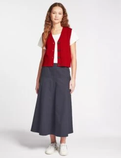 Sierra Cotton Maxi Skirt - Navy -Cheap Closet Curation Store SU23 SK162 SIERRA NAVY LS 247