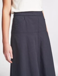 Sierra Cotton Maxi Skirt - Navy -Cheap Closet Curation Store SU23 SK162 SIERRA NAVY LS 265