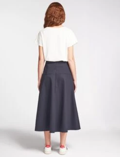 Sierra Cotton Maxi Skirt - Navy -Cheap Closet Curation Store SU23 SK162 SIERRA NAVY LS 301