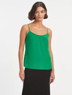 Kyla Camisole - Emerald Green -Cheap Closet Curation Store SU23 T91 KYLA EMERALDGREEN LS 1986