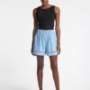 Callie Linen Blend Shorts - Blue -Cheap Closet Curation Store SU23 TR80 CALLIE BLUEBLUE LS 2540