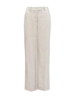Terence Linen Blend Wide Leg Trousers - Beige -Cheap Closet Curation Store SU23 TR81 TERENCE BEIGE CONEW