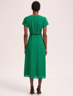 Rosie Techni Voile Maxi Dress - Emerald Green Black -Cheap Closet Curation Store SU24 D526 ROSIE EMERALDGREENBLACK LS 39120