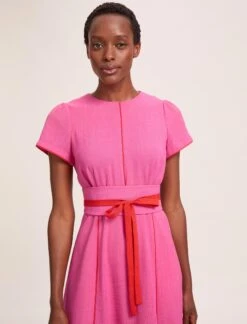 Rosie Techni Voile Maxi Dress - Hot Pink Crimson -Cheap Closet Curation Store SU24 D526 ROSIE HOTPINKCRIMSON LS 39848