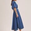 Wren Denim Maxi Dress - Light Blue -Cheap Closet Curation Store SU24 D634 WREN LIGHTBLUE LS 887