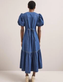 Este Denim Maxi Dress - Light Blue -Cheap Closet Curation Store SU24 D643 ESTE LIGHTBLUE LS 982