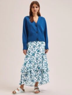 Caro Cotton Cardigan - Bright Blue 11 Caro Cotton Cardigan - Bright Blue -Cheap Closet Curation Store SU24 K135 CARO BRIGHTBLUE LS 1382