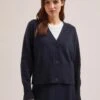 Caro Cotton Cardigan - Navy -Cheap Closet Curation Store SU24 K135 CARO NAVY LS 2109