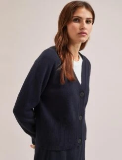 Caro Cotton Cardigan - Navy -Cheap Closet Curation Store SU24 K135 CARO NAVY LS 2110