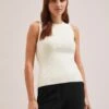 Tammy Cotton Blend Vest - Cream 1 Tammy Cotton Blend Vest - Cream -Cheap Closet Curation Store SU24 K150 TAMMY CREAM LS 1928