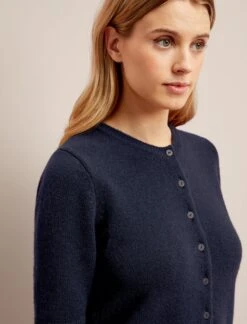 Clara Cashmere Cardigan - Navy -Cheap Closet Curation Store SU24 K189 CLARA NAVY LS 26740