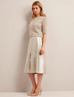 Clara Cashmere Cardigan - Sand -Cheap Closet Curation Store SU24 K189 CLARA SAND LS 26429