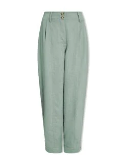 Tyson Techni Linen Tapered Trouser - Sage Green -Cheap Closet Curation Store SU24 TR100 TYSON SAGEGREEN CO