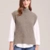 Janice Cashmere Blend Funnel Neck Sleeveless Jumper - Taupe -Cheap Closet Curation Store Untitled 1 83393d7f b515 4379 88f5 03eab4b2e2ec