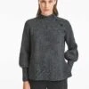 Cara Wool Jumper - Grey Melange -Cheap Closet Curation Store WI21 K33 CARA GREY MELANGE LS 7916