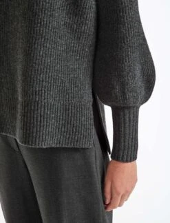 Cara Wool Jumper - Grey Melange -Cheap Closet Curation Store WI21 K33 CARA GREY MELANGE LS 7972
