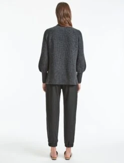 Cara Wool Jumper - Grey Melange -Cheap Closet Curation Store WI21 K33 CARA GREY MELANGE LS 7978