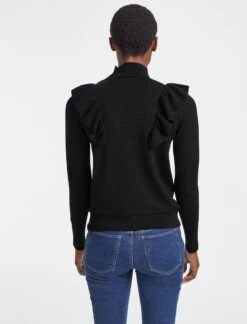 Loulou Wool Jumper - Black -Cheap Closet Curation Store WI21 K41 LOULOU BLACK LS 16267