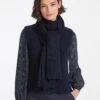Sylvie Wool Scarf - Navy -Cheap Closet Curation Store WI21 SC2 SYLVIE NAVY LS 1547