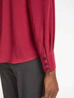 Bianca Blouse With Scarf - Red -Cheap Closet Curation Store WI22 B124 BIANCA RED LS 317