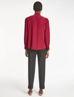 Bianca Blouse With Scarf - Red -Cheap Closet Curation Store WI22 B124 BIANCA RED LS 319