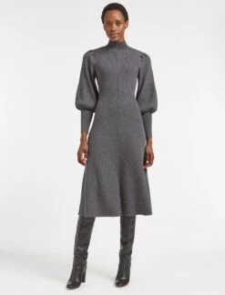 Eva Wool Knit Maxi Dress - Dark Grey -Cheap Closet Curation Store WI22 D385 EVA DARKGREY LS 2267 1bacc176 51d8 4c58 bb8e 9531ce570fde