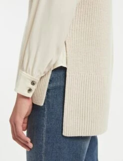 Janice Wool Round Neck Sleeveless Jumper - Oatmeal -Cheap Closet Curation Store WI22 K129 JANICE OATMEAL LS 1647