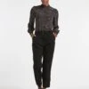 Tyson Pin Corduroy Trouser - Black -Cheap Closet Curation Store WI22 TR68 TYSON BLACK LS 2123