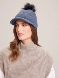 Beata Wool Hat - Denim Blue -Cheap Closet Curation Store WI23 H2 BEATA DENIMBLUE LS 34289