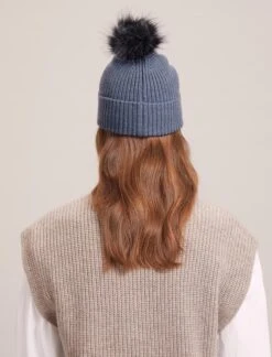 Beata Wool Hat - Denim Blue -Cheap Closet Curation Store WI23 H2 BEATA DENIMBLUE LS 34304