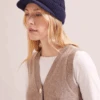 Beata Cashmere Hat - Navy