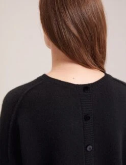 Lainey Cashmere Jumper - Black -Cheap Closet Curation Store WI23 K169 LAINEY BLACK SK181 SAWYER GREEN BRAMBLE PRINT 33638