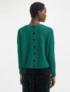 Lainey Cashmere Jumper - Green 11 Lainey Cashmere Jumper - Green -Cheap Closet Curation Store WI23 K169 LAINEY GREEN LS 1211