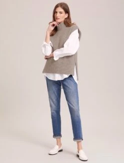 Janice Cashmere Blend Funnel Neck Sleeveless Jumper - Taupe 9 Janice Cashmere Blend Funnel Neck Sleeveless Jumper - Taupe -Cheap Closet Curation Store WI23 K25 JANICE TAUPE S72 ELLA WHITE 34202 df8d872c af83 4e4d abf2 33c41d498a66